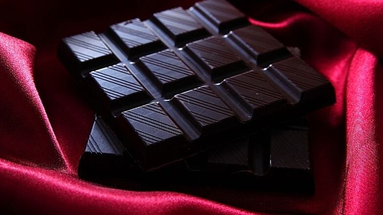 dark chocolate in the kefir . diet