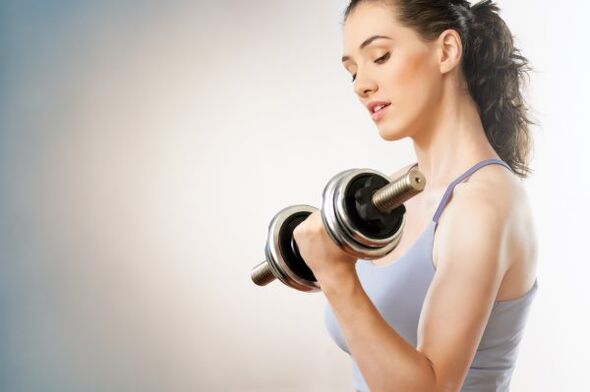 Physical exercises with weights will help the process of losing 5 kg in 7 days