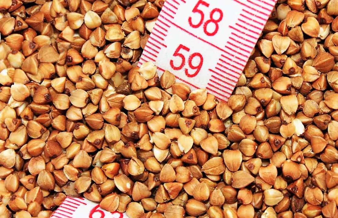 Lose weight in buckwheat