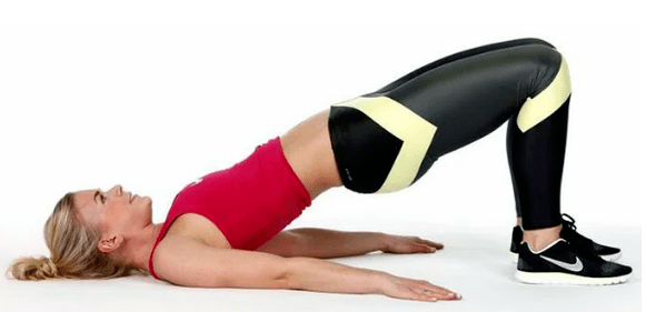 Tang hips lying